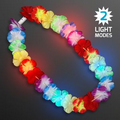 LED Rainbow Flower Lei Party Necklaces